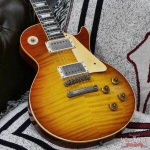 Gibson Custom Shop Limited Edition 1959 Les Paul Standard Reissue Brazilian Rosewood Murphy Lab Heavy Aged Tom’s Tea Burst 8.35 lbs - Image 9