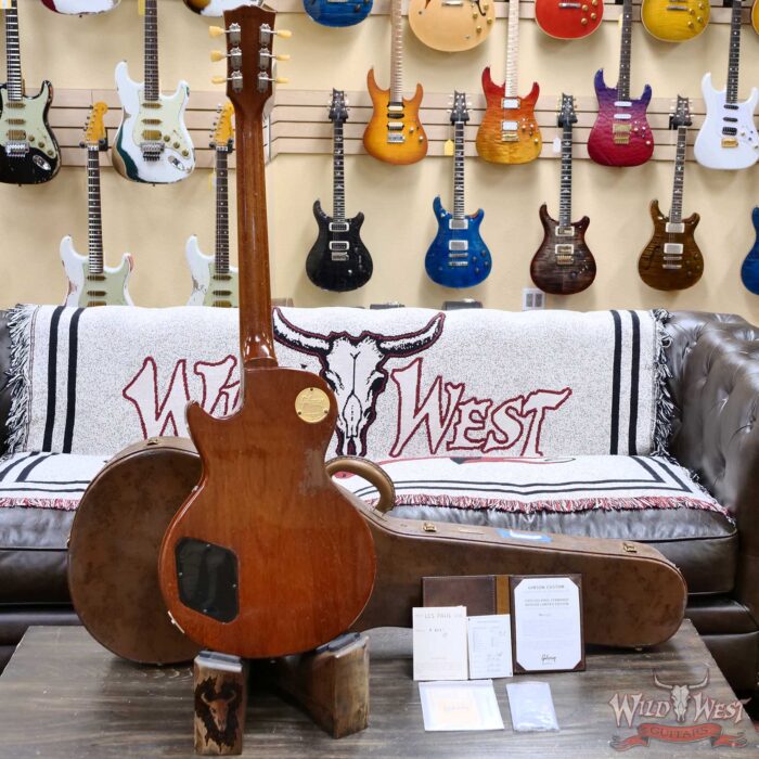 Gibson Custom Shop Limited Edition 1959 Les Paul Standard Reissue Brazilian Rosewood Murphy Lab Heavy Aged Tom’s Tea Burst 8.35 lbs - Image 12