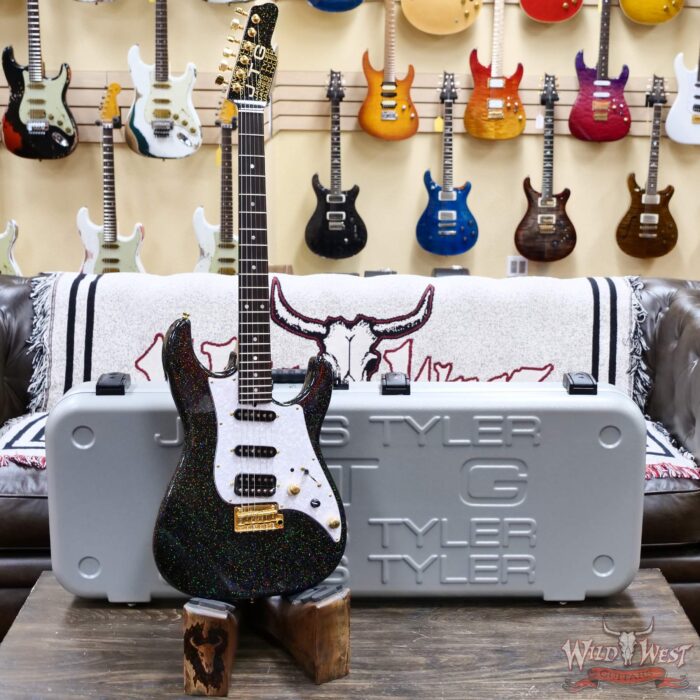 James Tyler JTG MK1 HSS Alder Body Maple Neck with Rosewood Fingerboard Midboost Preamp Black Metallic 8.25 lbs - Image 4
