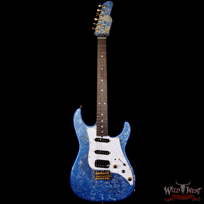 James Tyler JTG MK1 HSS Alder Body Maple Neck with Rosewood Fingerboard Midboost Preamp Blue Milky Way 7.75 lbs - Image 3