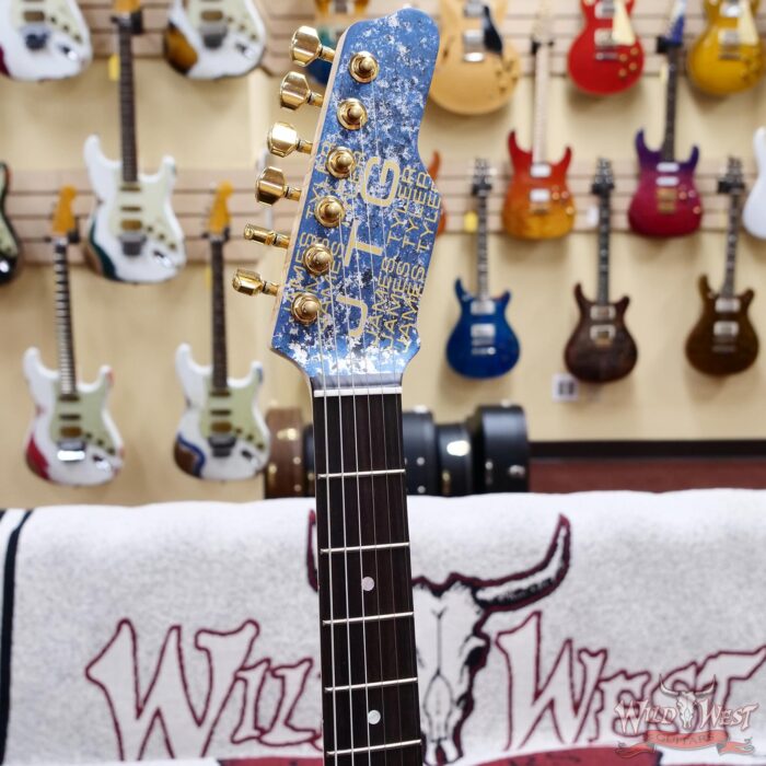 James Tyler JTG MK1 HSS Alder Body Maple Neck with Rosewood Fingerboard Midboost Preamp Blue Milky Way 7.75 lbs - Image 5