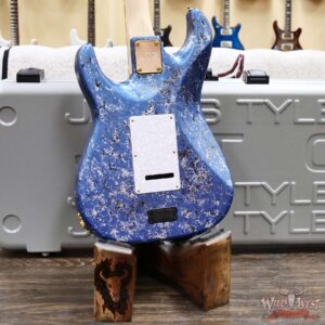 James Tyler JTG MK1 HSS Alder Body Maple Neck with Rosewood Fingerboard Midboost Preamp Blue Milky Way 7.75 lbs - Image 9