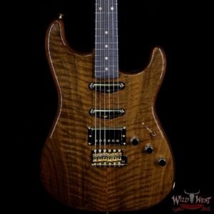 Fender Custom Shop Paul Waller Masterbuilt Artisan Claro Walnut Stratocaster HSS African Blackwood Board - Image 3