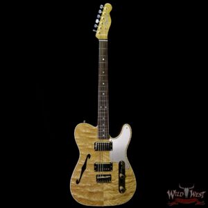 Fender Custom Shop Dennis Galuszka Masterbuilt Artisan Thinline Telecater HH Tamo Ash Top Natural - Image 6