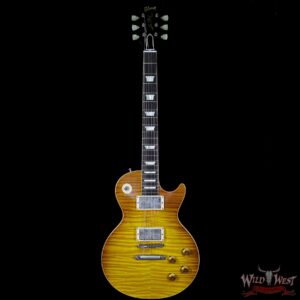 Gibson Custom Shop Historic 1959 Les Paul VOS Hand Selected Killer Top Brazilian Rosewood Board Honey Lemon Fade 8.30 Lbs - Image 5