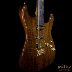 Fender Custom Shop Paul Waller Masterbuilt Artisan Claro Walnut Stratocaster HSS African Blackwood Board - Image 5