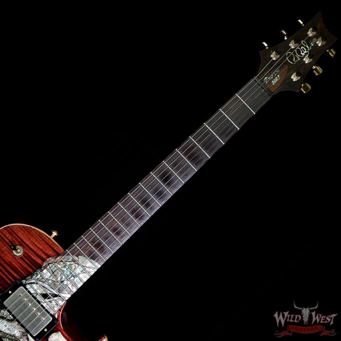 Paul Reed Smith PRS Singlecut Dragon 2002 #23 Brazilian Rosewood Neck and Board Black Cherry - Image 11