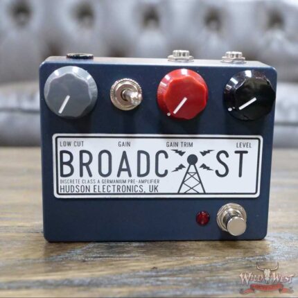 Hudson Electronics Broadcast Discrete Class-A Germanium Preamplifier Overdrive Pedal