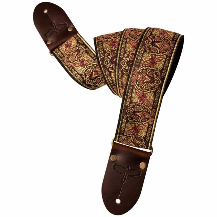 Paul Reed Smith PRS Deluxe 2” Retro Guitar Strap - Burgundy - Image 1