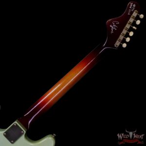 Castedosa Guitars Conchers Baritone with Fuzz HHH Brazilian Rosewood Board Aged Sonic Blue Built & Relic by Carlos Lopez - Image 5