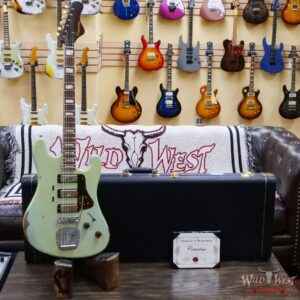 Castedosa Guitars Conchers Baritone with Fuzz HHH Brazilian Rosewood Board Aged Sonic Blue Built & Relic by Carlos Lopez - Image 6