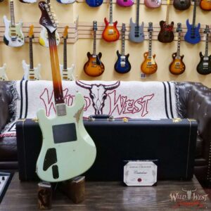 Castedosa Guitars Conchers Baritone with Fuzz HHH Brazilian Rosewood Board Aged Sonic Blue Built & Relic by Carlos Lopez - Image 10