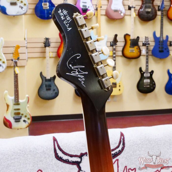 Castedosa Guitars 3511 Lobo Sem-Hollow Brazilian Rosewood Fingerboard 3 Tone Sunburst Sparkle Built & Relic by Carlos Lopez - Image 10