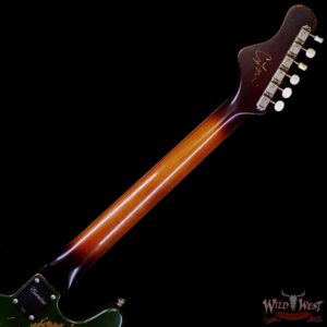 Castedosa Guitars Conchers Baritone TS mini Humbuckers Aged Cadillac Green Relic & Built by Carlos Lopez - Image 5