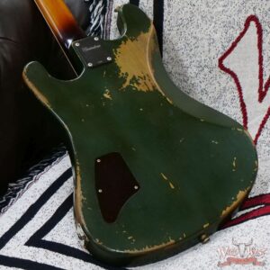 Castedosa Guitars Conchers Baritone TS mini Humbuckers Aged Cadillac Green Relic & Built by Carlos Lopez - Image 12