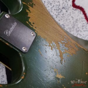 Castedosa Guitars Conchers Baritone TS mini Humbuckers Aged Cadillac Green Relic & Built by Carlos Lopez - Image 13