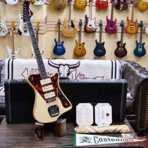 Castedosa Guitars NEW Model El Halcón Baritone Aged Desert Sand Built & Relic by Carlos Lopez - Image 6