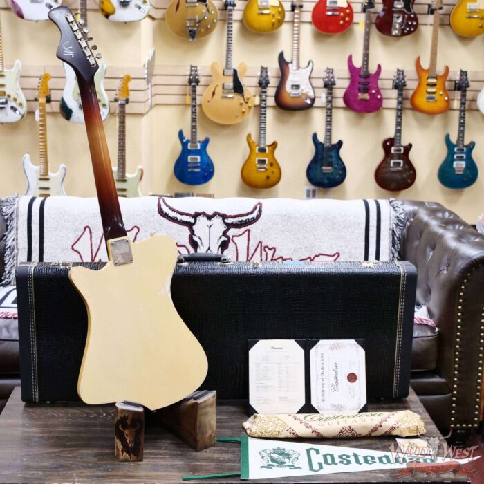 Castedosa Guitars NEW Model El Halcón Baritone Aged Desert Sand Built & Relic by Carlos Lopez - Image 10