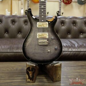 Paul Reed Smith PRS WWG Special Run CE 24 Flame Maple Top 57/08 Pickups Faded Gray Black Black Burst 252597 - Image 9