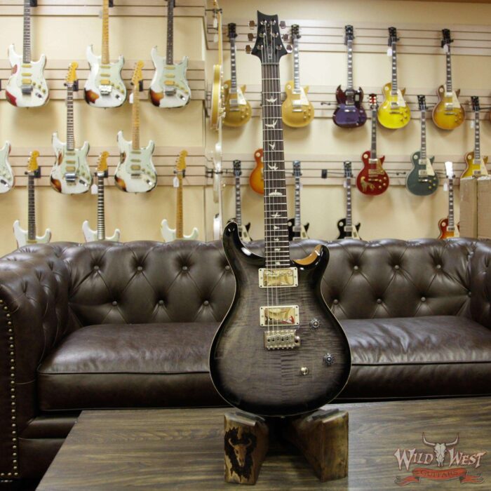 Paul Reed Smith PRS WWG Special Run CE 24 Flame Maple Top 57/08 Pickups Faded Gray Black Black Burst 252597 - Image 10