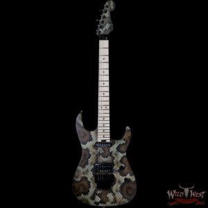 Charvel Custom Shop Warren DeMartini USA Signature Snake HS Floyd Rose Maple Neck Snakeskin Graphic - Image 3
