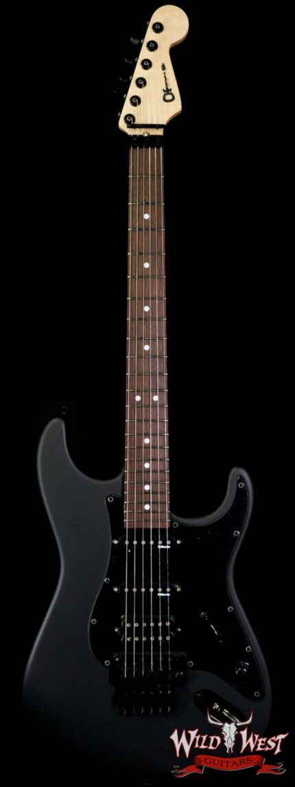 Charvel Custom Shop USA Select So-Cal HSS FR Rosewood Fingerboard Pitch Black