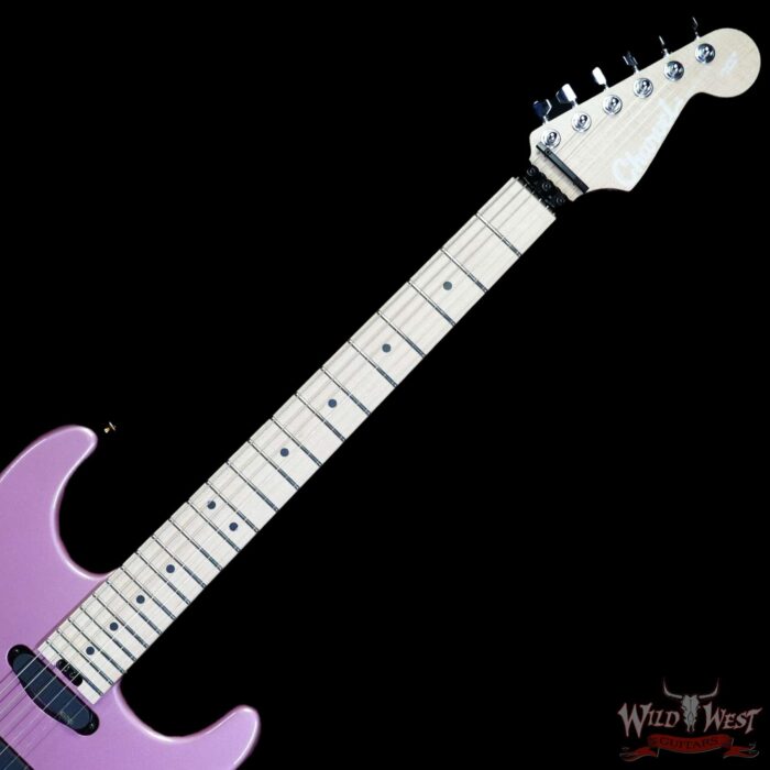 Charvel Custom Shop San Dimas HSS Floyd Rose 1984 EMG Pickups Burgundy Mist Metallic 8.70 LBS - Image 4