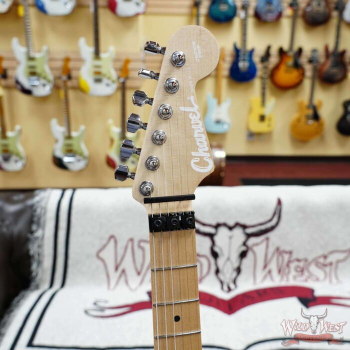 Charvel Custom Shop San Dimas HSS Floyd Rose 1984 EMG Pickups Burgundy Mist Metallic 8.70 LBS - Image 7