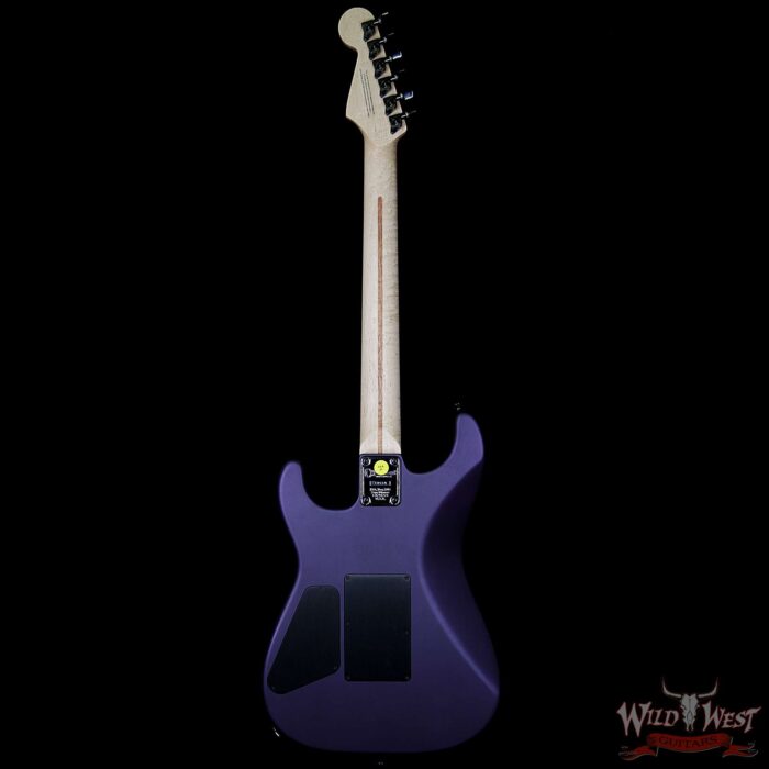 Summer Event #801 Charvel USA San Dimas Floyd Rose Birdseye Neck Midnight Purple DEMO $439.00 - Image 5