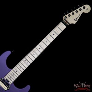 Summer Event #801 Charvel USA San Dimas Floyd Rose Birdseye Neck Midnight Purple DEMO $439.00 - Image 9