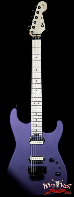 Summer Event #801 Charvel USA San Dimas Floyd Rose Birdseye Neck Midnight Purple DEMO $439.00