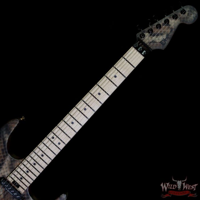 Charvel USA Warren DeMartini Signature Snake SH Floyd Rose Maple Neck Snakeskin Graphic - Image 4
