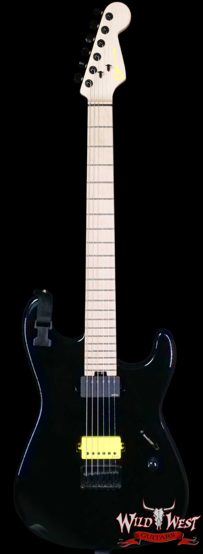 Jim Root Collection Charvel Sean Long Signature Pro-Mod San Dimas Style 1 Black 7.75 LBS - Image 1