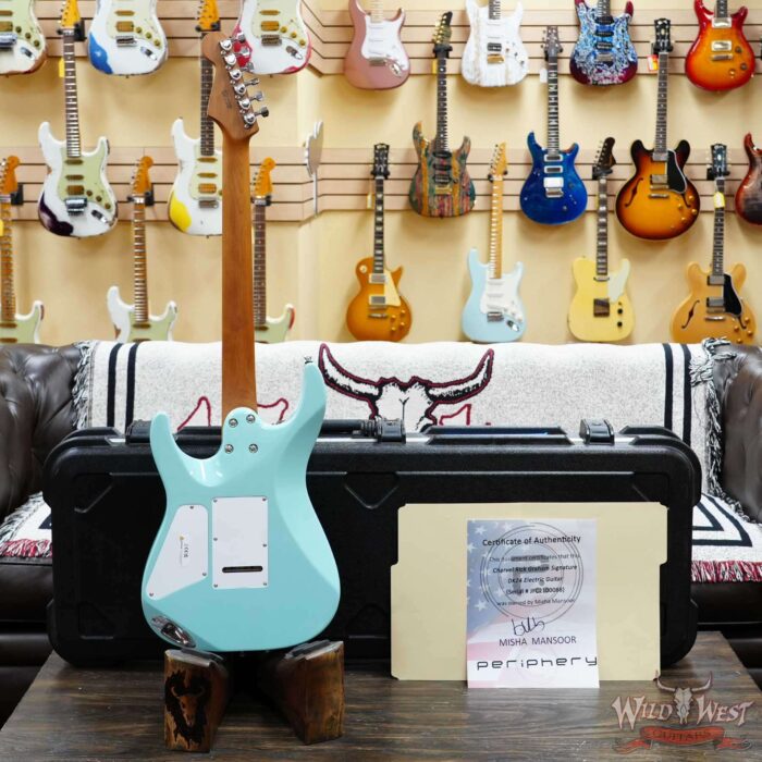 Misha Mansoor Owned Charvel Rick Graham Signature MJ DK24 2PT CM Celeste 6.90 LBS - Image 9