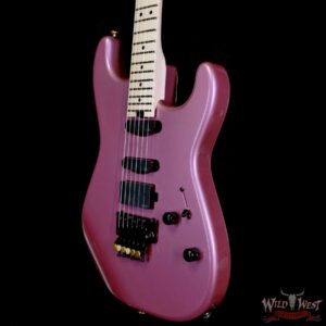 Charvel Custom Shop San Dimas HSS Floyd Rose 1984 EMG Pickups Burgundy Mist Metallic 8.75 LBS - Image 2