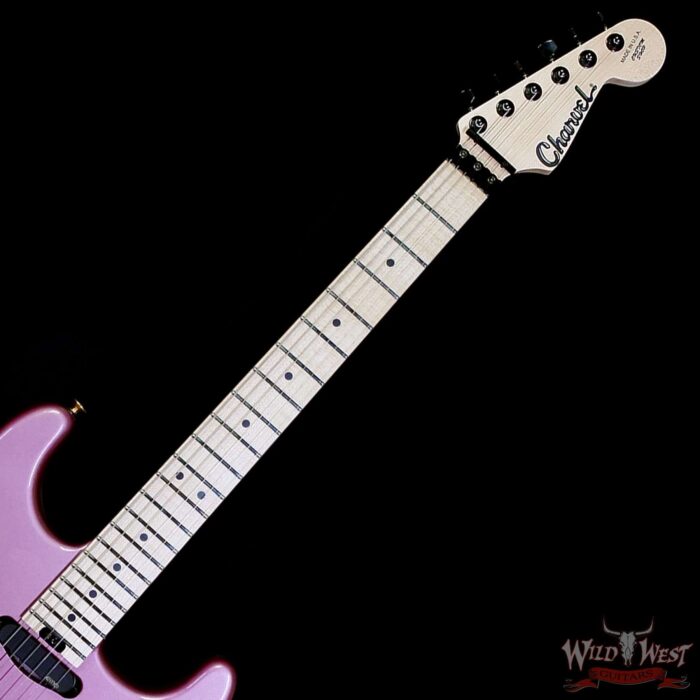 Charvel Custom Shop San Dimas HSS Floyd Rose 1984 EMG Pickups Burgundy Mist Metallic 8.75 LBS - Image 4