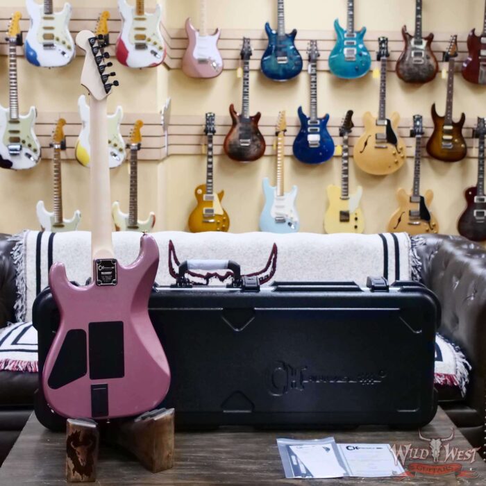 Charvel Custom Shop San Dimas HSS Floyd Rose 1984 EMG Pickups Burgundy Mist Metallic 8.75 LBS - Image 9