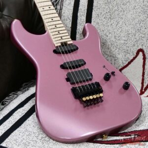 Charvel Custom Shop San Dimas HSS Floyd Rose 1984 EMG Pickups Burgundy Mist Metallic 8.75 LBS - Image 8