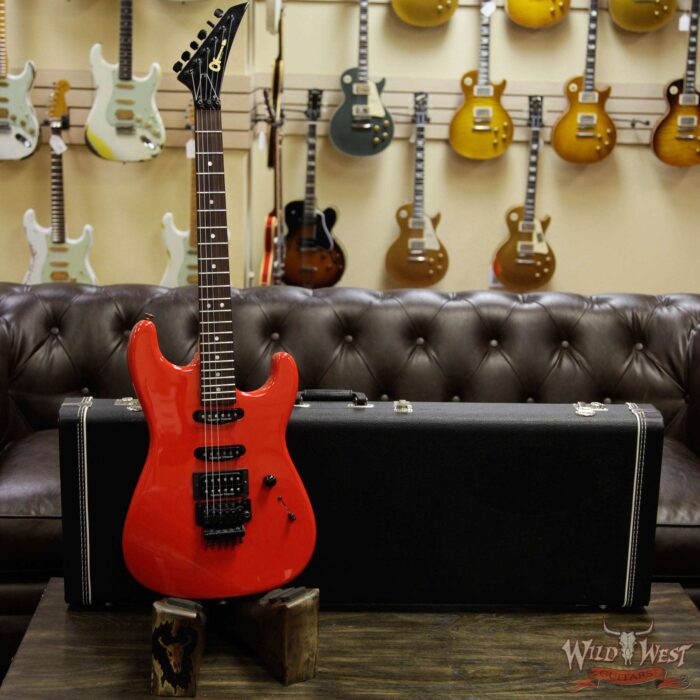 2006 Charvel USA San Dimas Style 1 HSS Floyd Rose Rosewood Fingerboard Red - Image 4