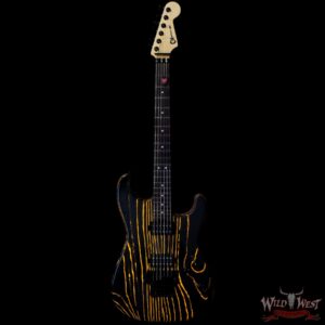 Jim Root Collection 2020 Charvel Pro-Mod San Dimas Style 1 HH Floyd Rose Old Yella - Image 3