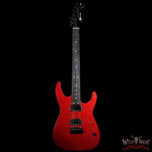 Charvel Custom Shop Limited Edition DK24 HH Ebony Fingerboard NOS Red Sparkle - Image 3