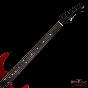 Charvel Custom Shop Limited Edition DK24 HH Ebony Fingerboard NOS Red Sparkle - Image 4