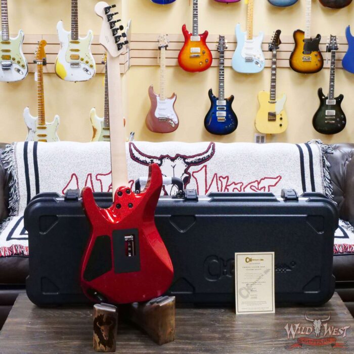 Charvel Custom Shop Limited Edition DK24 HH Ebony Fingerboard NOS Red Sparkle - Image 9
