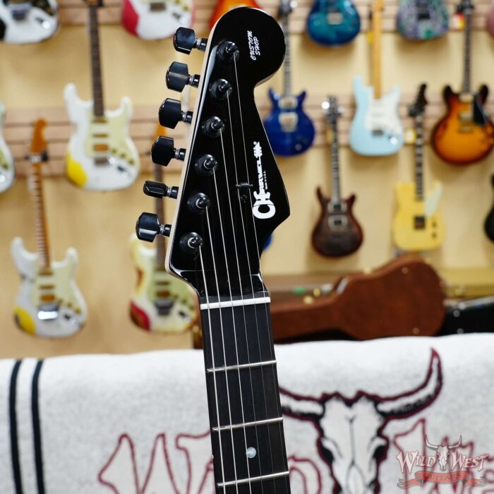Charvel Custom Shop Limited Edition DK24 HH Ebony Fingerboard NOS Blue Sparkle - Image 7