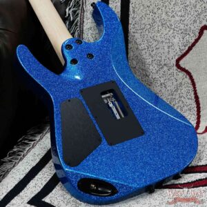 Charvel Custom Shop Limited Edition DK24 HH Ebony Fingerboard NOS Blue Sparkle - Image 11