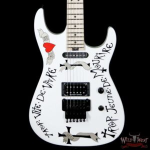 Charvel USA Warren DeMartini Signature Frenchie Maple Fingerboard Gloss White - Image 3
