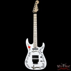 Charvel USA Warren DeMartini Signature Frenchie Maple Fingerboard Gloss White - Image 5