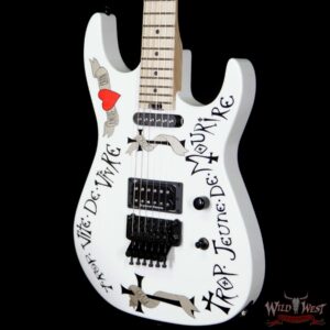 Charvel USA Warren DeMartini Signature Frenchie Maple Fingerboard Gloss White - Image 2