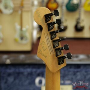 Charvel Custom Shop WW-012 Masterbuilt Red Dave Style 2 HH Quilt Maple Top Ebony Board Trans Aqua - Image 10