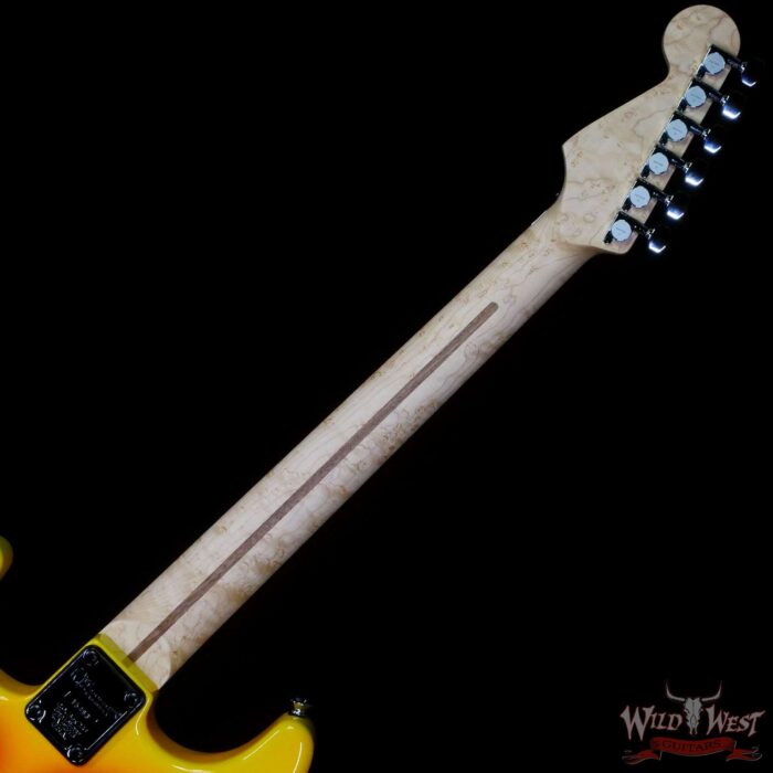 2023 Summer Event Charvel Custom Shop USA Special Edition San Dimas Floyd Rose Birdseye Maple Neck Hot Rod Flames Artwork by Dan Lawrence - Image 5